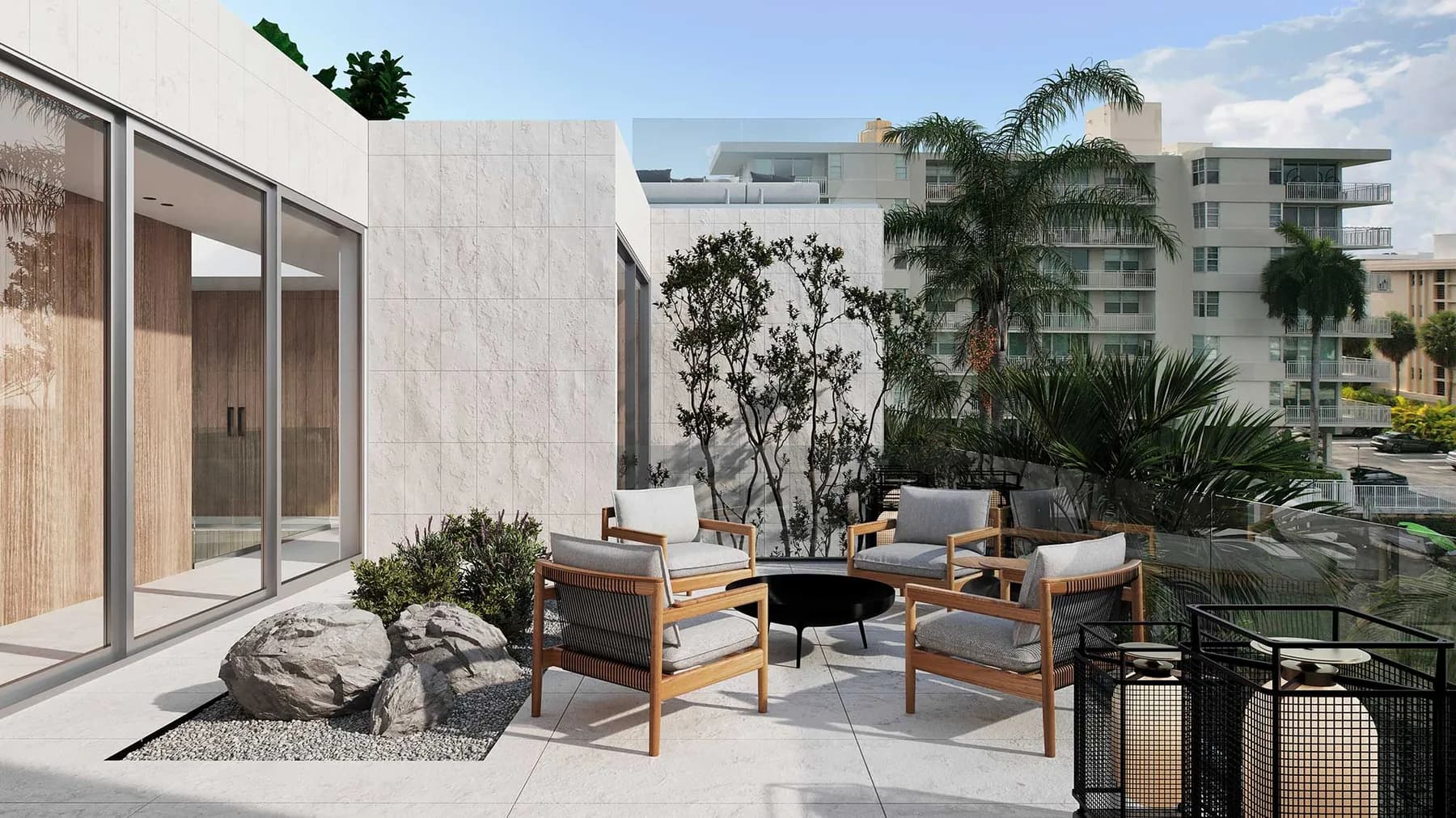 Outdoor Terrace — Samana Residential