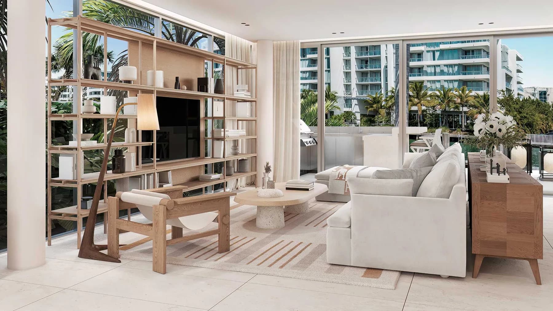 Living Room — Samana Residential