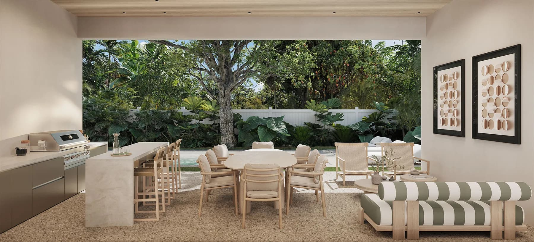 BBQ Area — Samana Residential